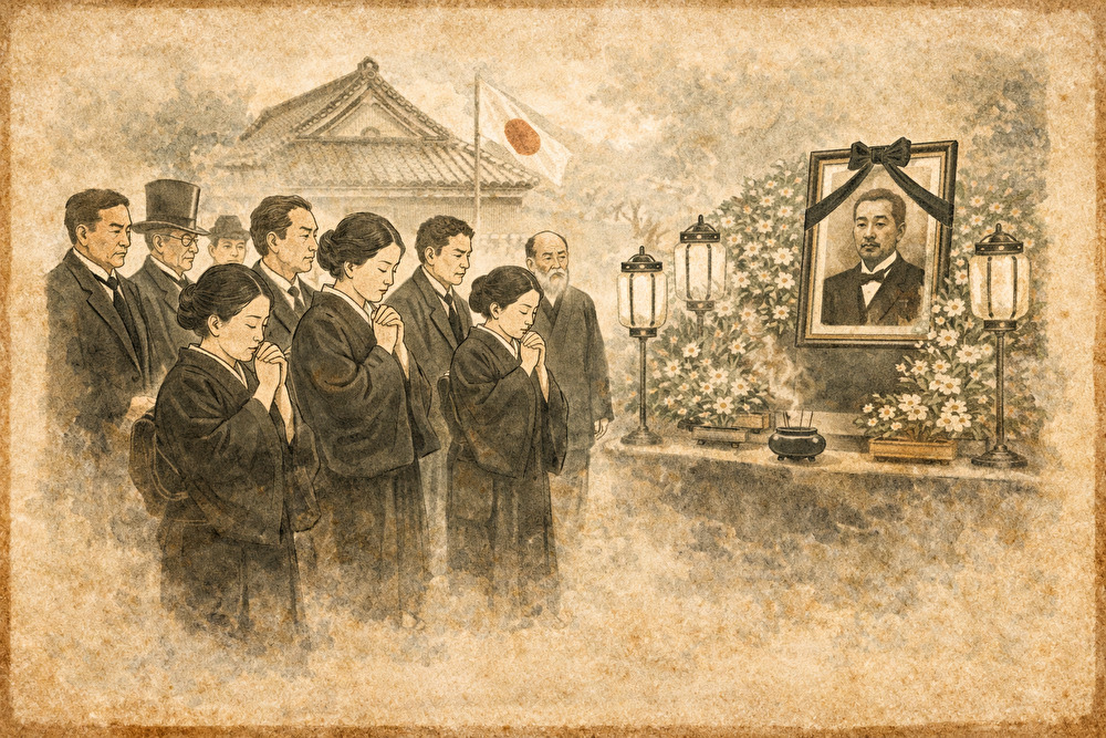 明治時代 喪服が黒に定着した背景イメージ