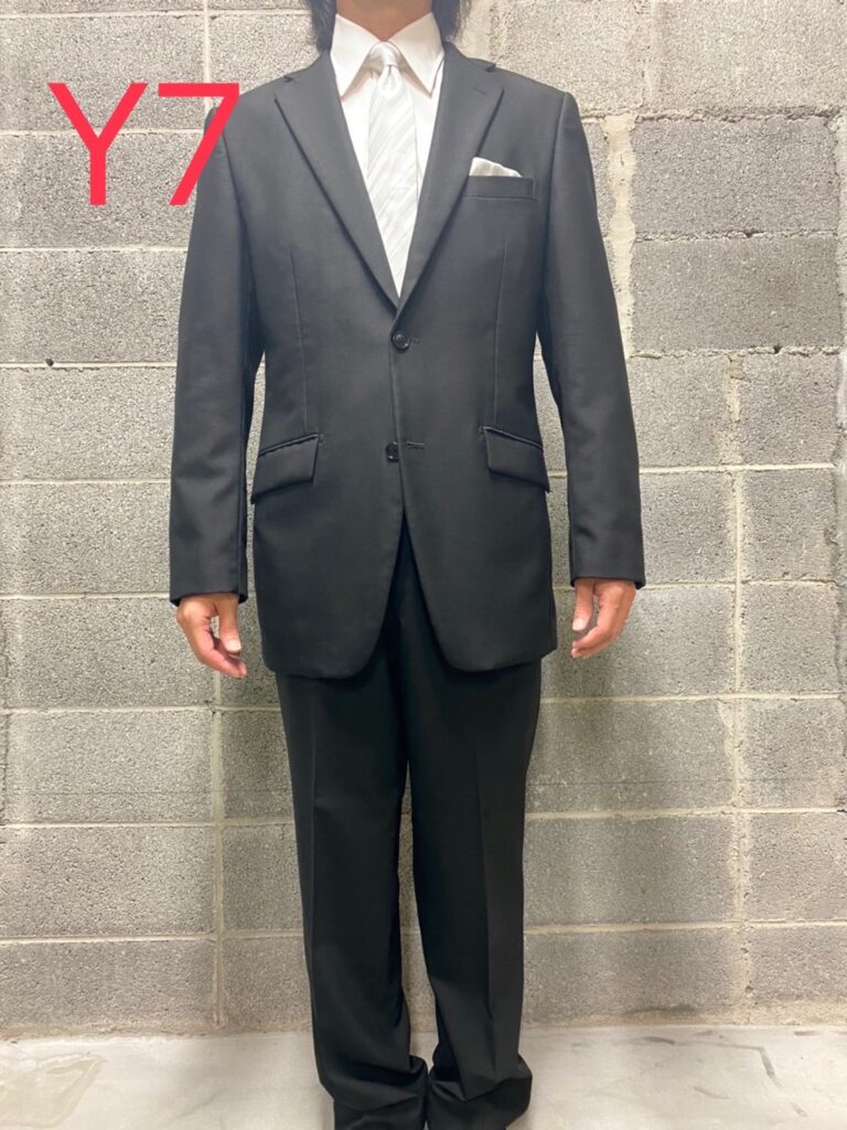礼服Y7サイズ 着用例