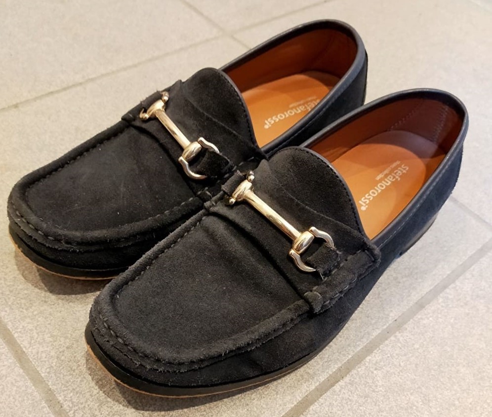 結婚式 父親 靴 ビットローファー NG例