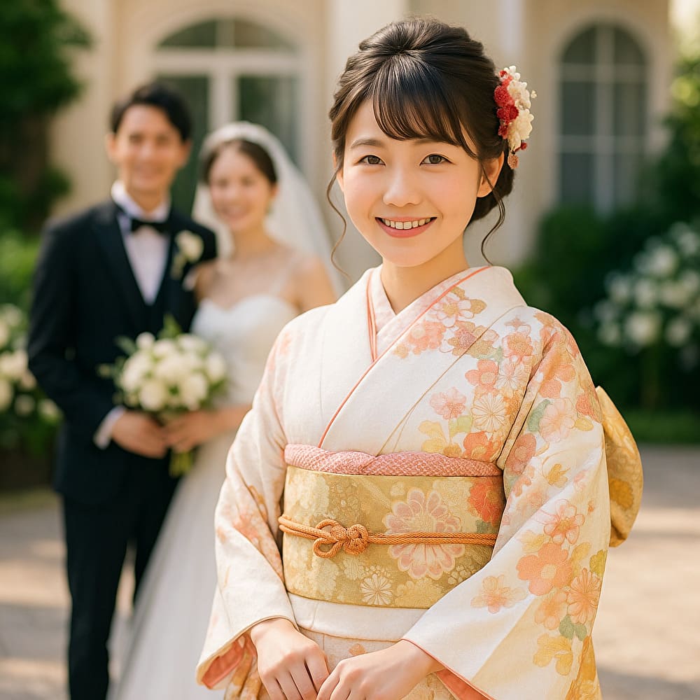 結婚式の振袖のイメージ画像