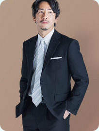 相羽の礼服　着用イメージ