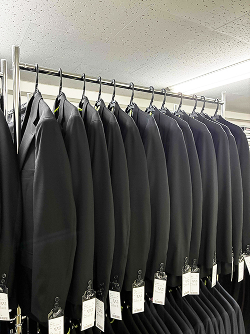 礼服保管の様子